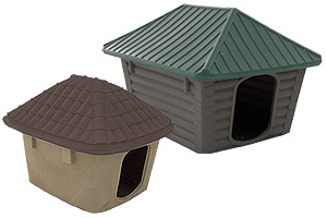 Products - Dog Houses - Rustic Cabin & Alamo